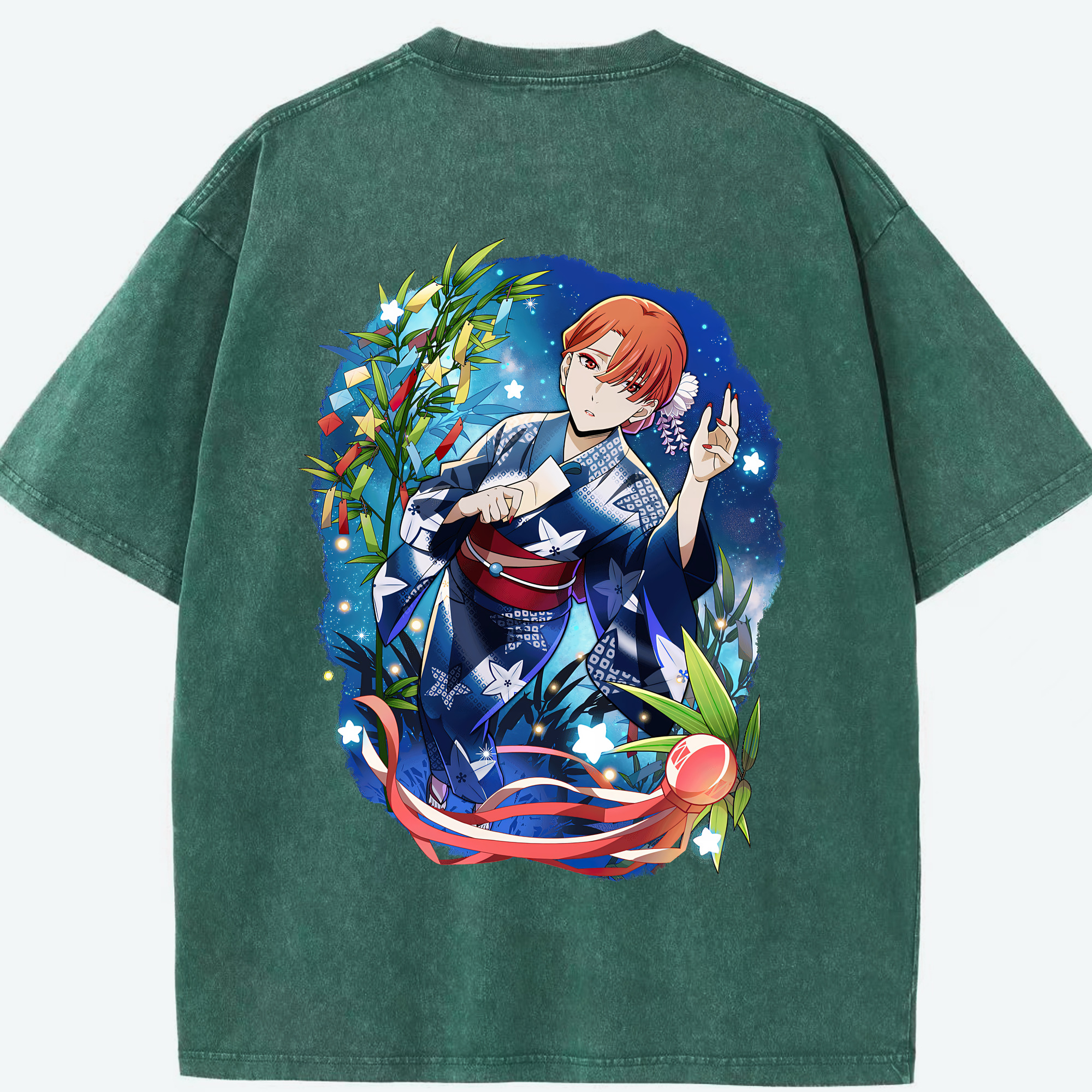 （画像用） 文豪ストレイドッグス Bungo Stray Dogs 綿100% ヴィンテージ風 半袖Tシャツ（背面プリント）